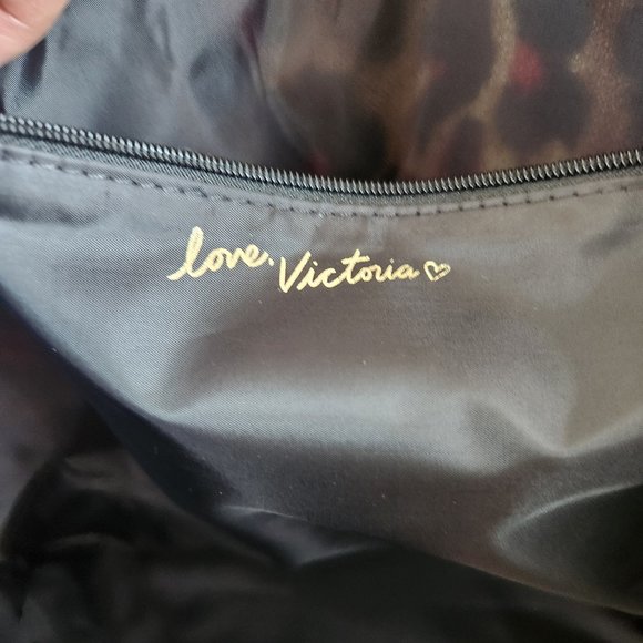 Victoria's Secret Large Pink Leopard Tote Bag - Picture 6 of 6